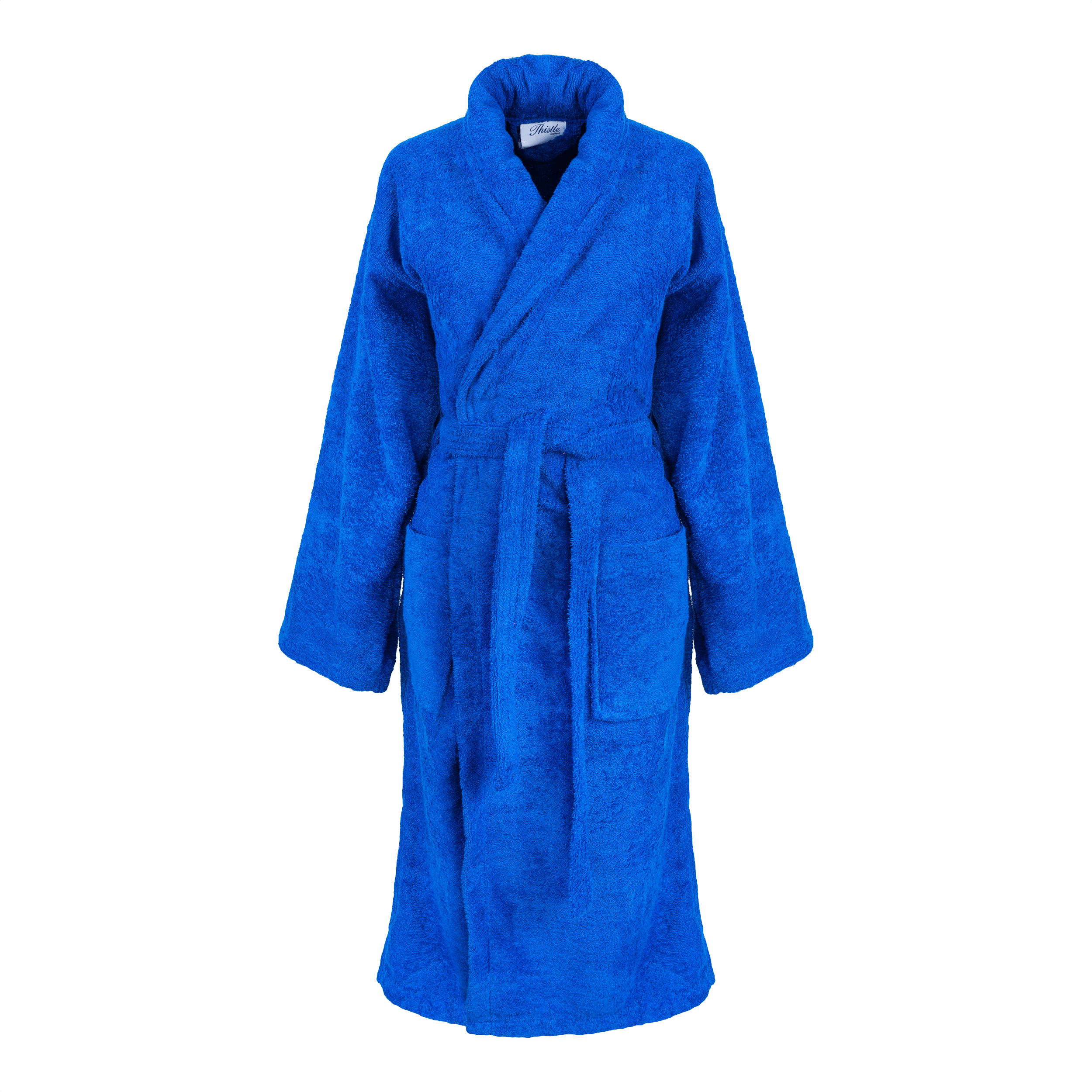 Thistle Egyptian Cotton Luxury Soft Bathrobe Absorbent Dressing