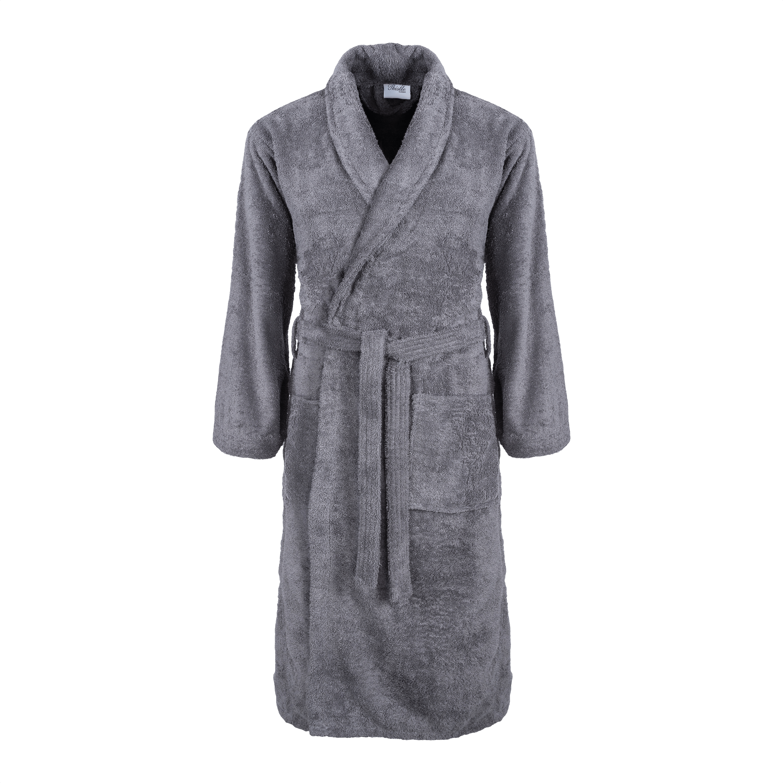 Thistle Egyptian Cotton Luxury Soft Bathrobe Absorbent Dressing