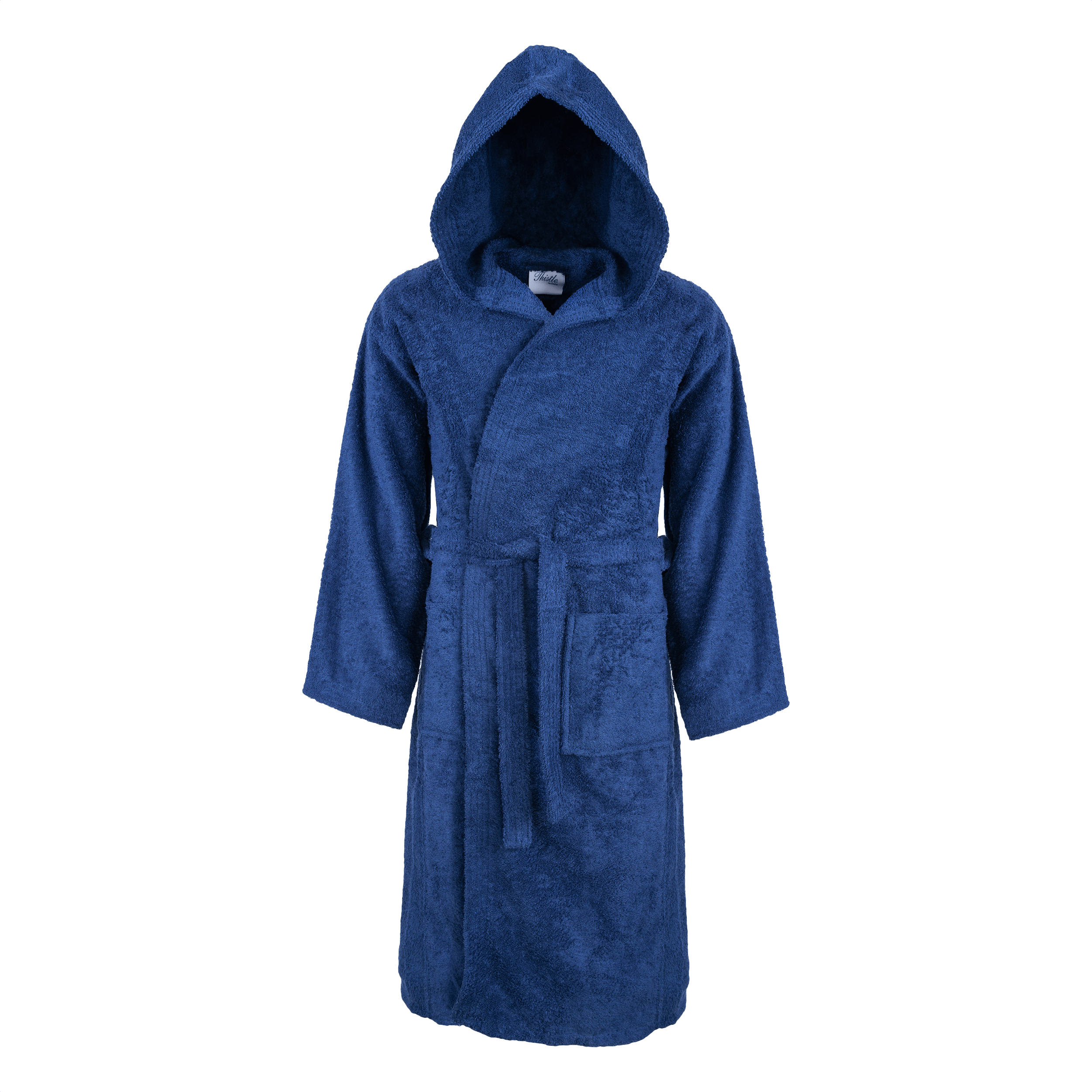 Thistle Egyptian Cotton Luxury Soft Bathrobe Absorbent Dressing Gown C