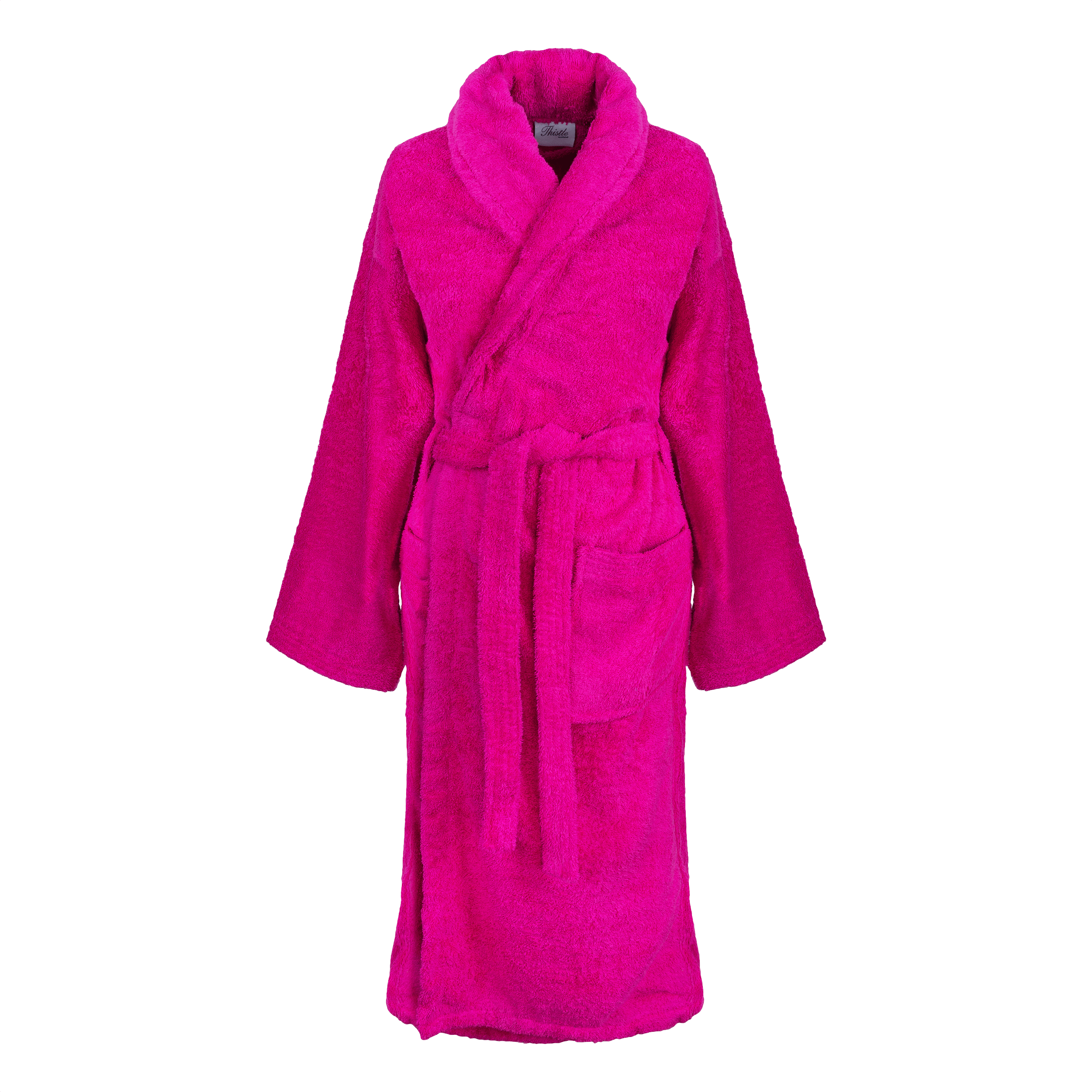 Thistle Egyptian Cotton Luxury Soft Bathrobe Absorbent Dressing Gown C