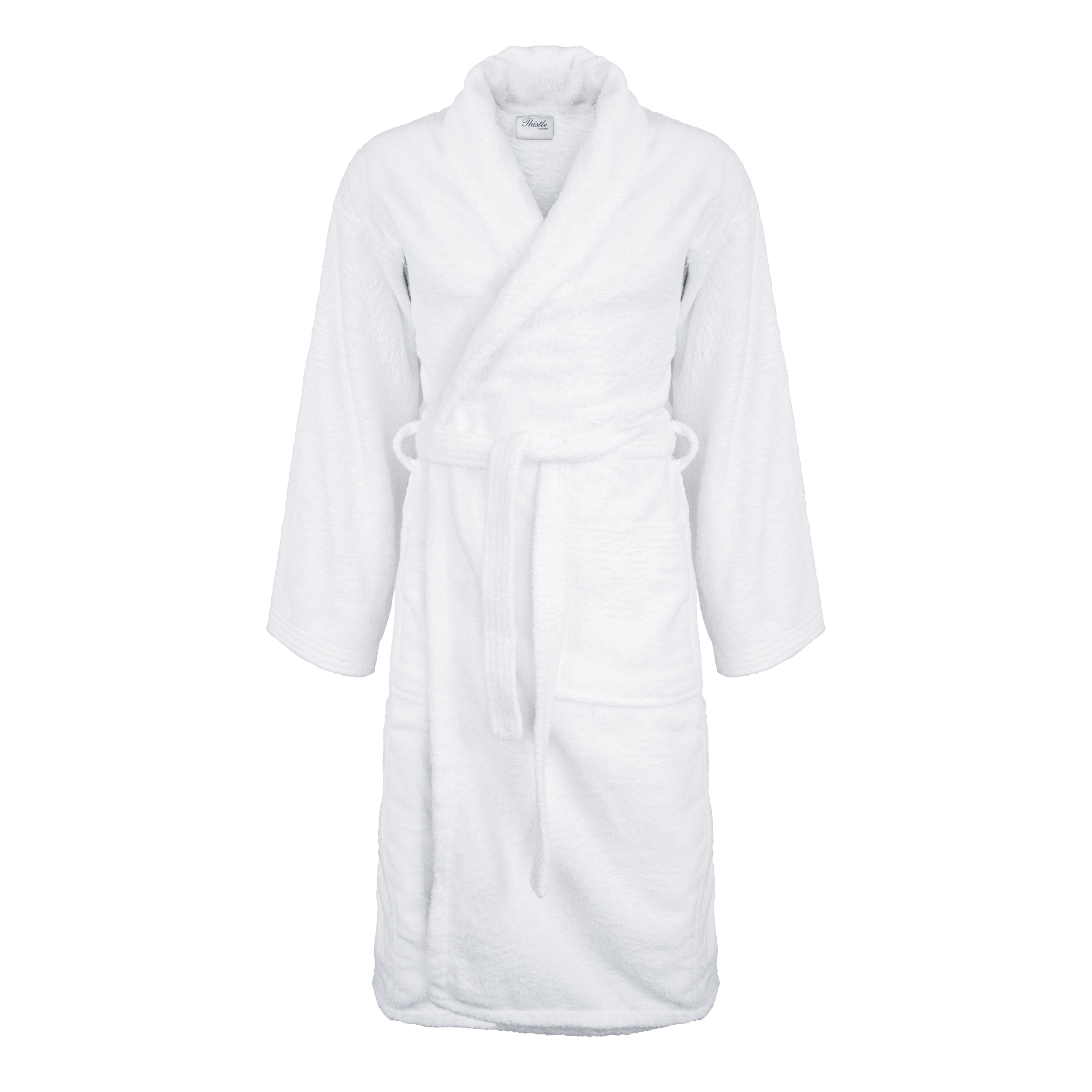 Thistle Egyptian Cotton Luxury Soft Bathrobe Absorbent Dressing Gown C Thistle Bathrobes Towelling